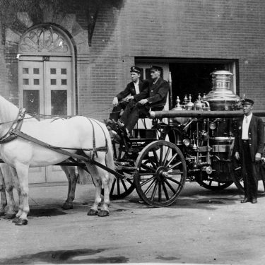 Ardmore Fire Department horse drawn